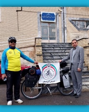 اداره ورزش و جوانان میزبان سفیر گردشگری دوچرخه‌سواری کشور بود