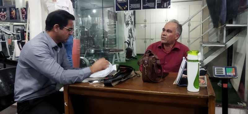 بازدید میدانی از باشگاه‌های ورزشی شهرستان کبودرآهنگ و بخش مهاجران با محوریت رعایت دستورالعمل‌های کمیسیون ماده ۵