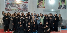 ادای احترام بانوان ملایری به آقایشان اباعبدالله الحسین علیه السلام و شهدای والامقام اقتدار  به مناسبت عاشورای حسینی