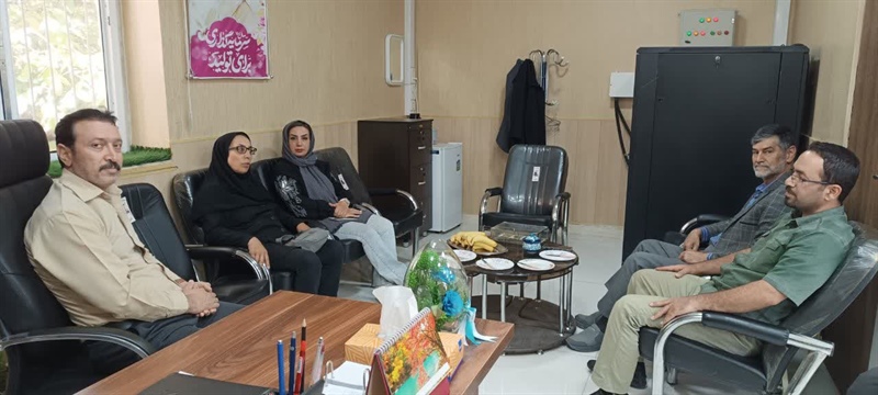 جلسه رئیس هیئت کوهنوردی استان همدان با رئیس اداره ورزش و جوانان تویسرکان