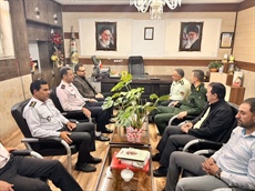 دیدار رئیس ورزش و جوانان تویسرکان با سرهنگ نیروی انتظامی