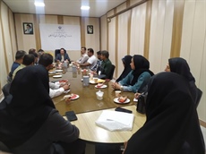 جلسه هماهنگی برنامه‌های هفته تربیت بدنی با حضور رحیمی، رئیس اداره ورزش و جوانان شهرستان تویسرکان