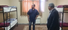 بازدید معاون توسعه ورزش استان از خوابگاه مسابقات تیر اندازی با کمان استعدادهای برتر کشور