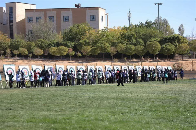 مسابقات تیراندازی با کمان دختران استعدادهای برتر کشور در همدان