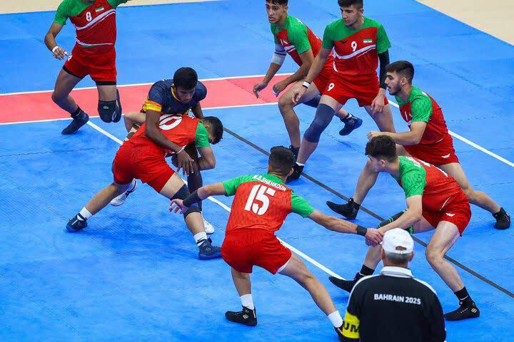 فینالیست شدن تیم ملی در المپیک آسیایی بحرین با حضور کبدی کار کبودرآهنگی