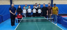 ملایر مسابقات پینگ پنگ نوجوانان پسر