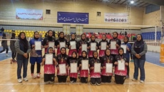 تیم برنا قهرمان لیگ والیبال زیر ۱۵ سال دختران همدان شد