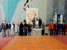 اختتامیه لیگ سنگ‌نوردی بانوان کشور در همدان؛ باشگاه پیام تهران قهرمان شد