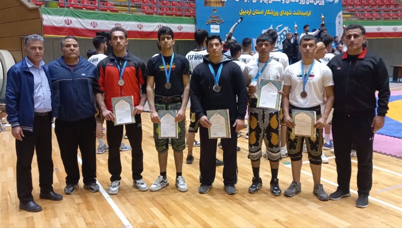 کسب ۶ مدال توسط جوانان استان در مسابقات پهلوانی کشور