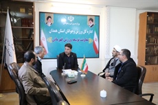 دیدار مدیرکل ورزش و جوانان استان همدان با رئیس بسیج طلاب