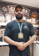 عنوان قهرمانی مسابقات پرورش اندام تهران از آن ورزشکار ملایری