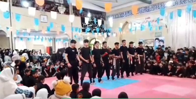 همایش کونگ فو گرامیداشت دهه مبارک فجر و عید نیمه شعبان در روستای منگاوی شهرستان ملایر