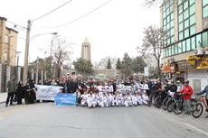 حضور پرشور جامعه ورزش و جوانان استان همدان در راهپیمایی یوم‌الله ۲۲ بهمن