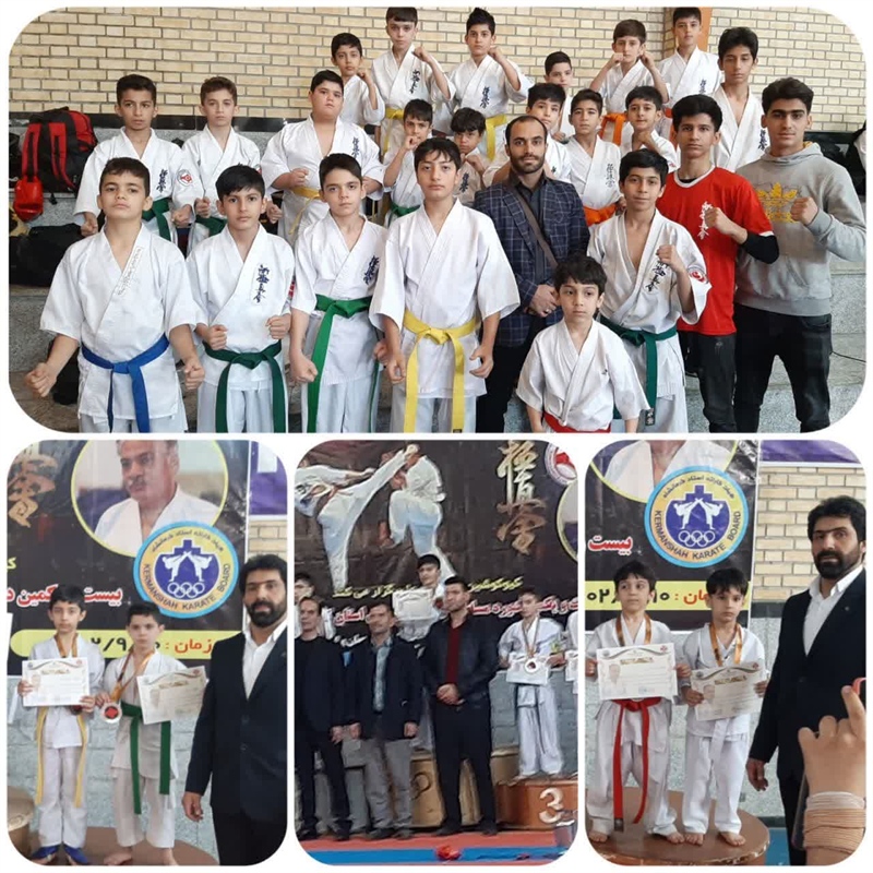 کسب ۱۲ عنوان قهرمانی توسط کاراته کاران همدانی در مسابقات چندجانبه کیوکوشین کاراته کرمانشاه