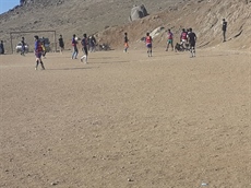 مسابقات فوتبال و مینی فوتبال داخل سالن و زمین خاکی جام نوروز در روستاهای استان همدان