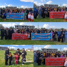 برگزاری همایش ورزش صبگاهی بانوان در شهرستان رزن
