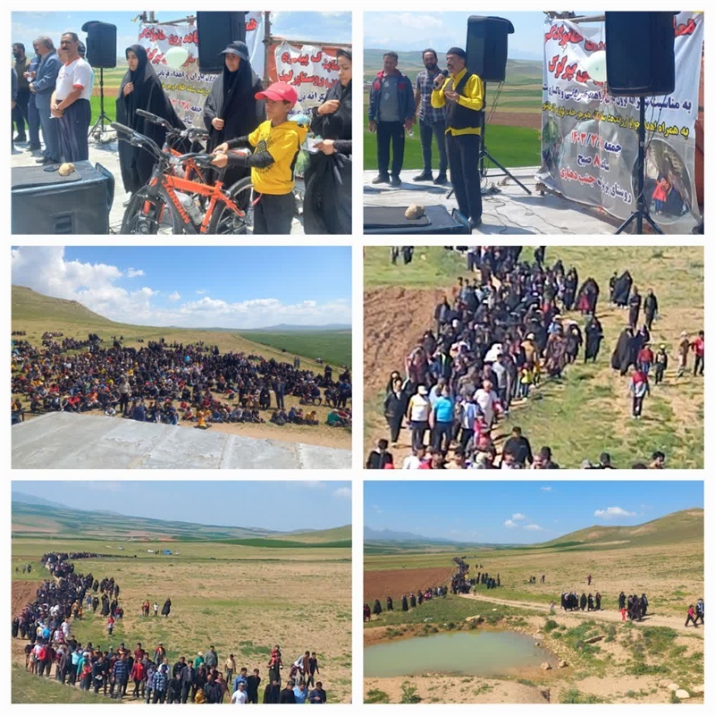 برگزاری همایش پیاده روی خانوادگی در شهرستان بهار