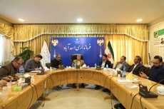 جلسه بررسی اعتبارات و پروژه‌های نیمه تمام ورزشی شهرستان اسد آباد