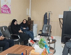 جلسه ربانی مهر رئیس هیئت اسکواش استان همدان با رئیس اداره ورزش و جوانان شهرستان تویسرکان