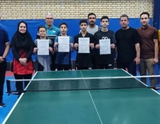 ملایر مسابقات پینگ پنگ نوجوانان پسر