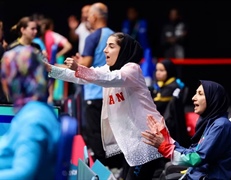 برنز کشورهای اسلامی بر گردن دختران پینگ پنگ همدان