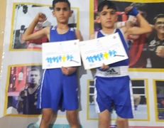 قهرمانی دو بوکسور همدانی در مسابقات خردسالان کشور