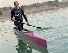 دعوت فاطمه زندی به اردوی تیم ملی کانو کانادایی