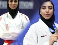 همدان در تیم ملی کاراته بانوان درخشید