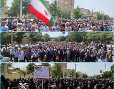 طنین بلند صدای «مرگ بر اسرائیل» در شهرستان ملایر