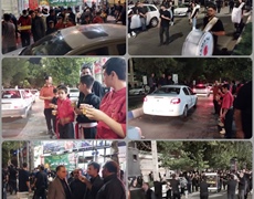 اقدامی خودجوش از هیئت کونگ فو شهرستان ملایر در ایام سوگواری آقا ابا عبدالله الحسین علیه السلام