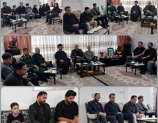 دیدار و دلجویی از خانواده شهید عزیز مدافع وطن امیر سرتیپ منصور سلطانی فر در شهرستان ملایر