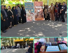 دیدار با سالمندان خانه سالمندان شهرستان ملایر در روز جهانی سالمند