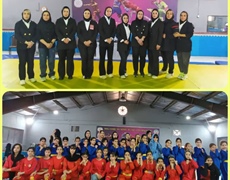 برگزاری مسابقات ووشو ویژه دختران گرامیداشت روز دانش آموز در شهرستان ملایر