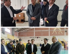 بازدید رنجبرزاده نماینده مردم اسدآباد از سالن ورزشی شهید یاسر زیوری و خانه جوان