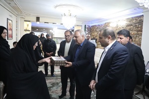 دیدار معاون وزیر ورزش و جوانان با خانواده شهید ورزشکار یاسر زیوری / تقدیم ۶۸ شهید از جامعه ورزش در جنگ ۱۲ روزه