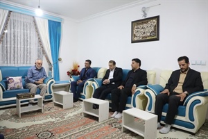 تکریم خانواده شهید ورزشکار امیرمحمد زمانی توسط معاون وزیر ورزش و جوانان