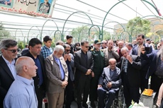 نهمین سالگرد سردار شهید علیرضا شمسی پور با حضور مسیولین برگزار شد