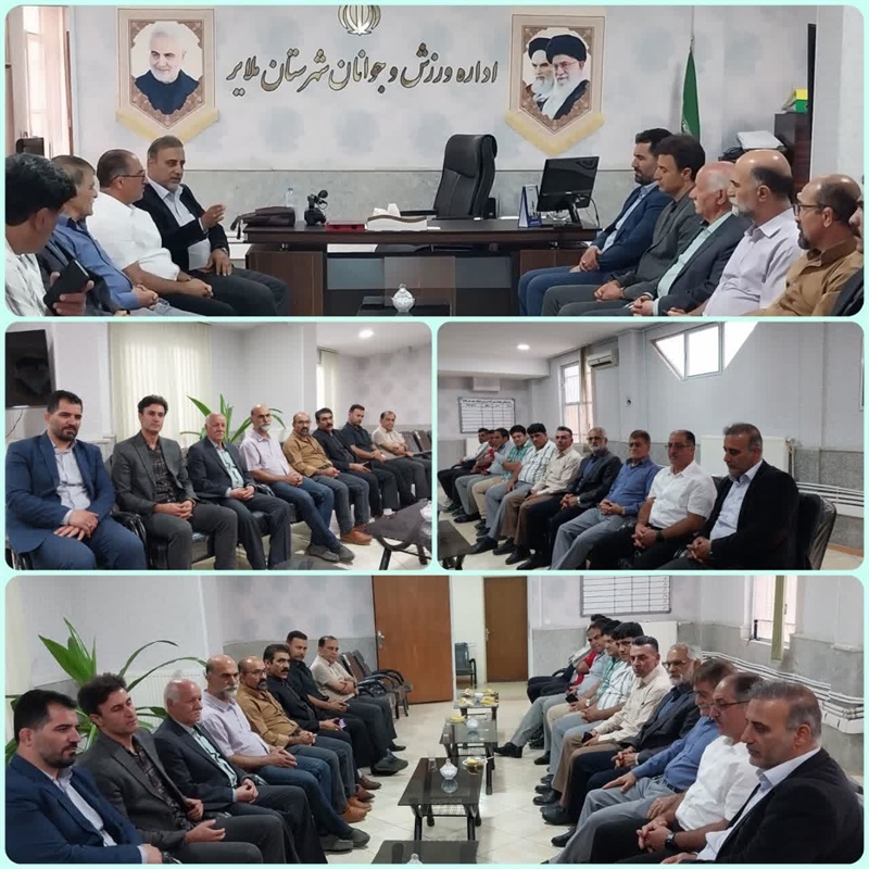 نشست هم اندیشی هیئت کشتی شهرستان ملایر با حضور هیئت کشتی استان همدان