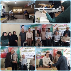 برگزاری مسابقات تیراندازی ویژه جانبازان سرافراز و توانیابان گرامیداشت فتح خرمشهر در شهرستان ملایر