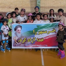 برگزاری همایش اسکیت ویژه دختران گرامیداشت سوم خرداد در شهرستان ملایر