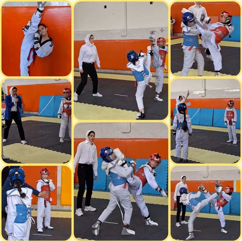 منتخبین مسابقات قهرمانی خردسالان دختر تکواندو استان مشخص گردید