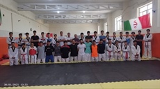 برگزاری ارذوی مشترک تمرینی ویژه تکواندو کاران نوجوان و جوانان آقایان تکواندو استان