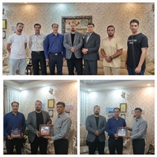 دیدار و تجلیل از مربی و داور پیشکسوت تکواندو در شهرستان ملایر