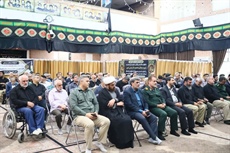 وداع با جانباز شهید قهرمان ربیعی شهپر با حضور استاندار همدان