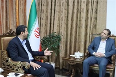 دیدار معاون امور مجلس وزارت ورزش و جوانان با استاندار همدان