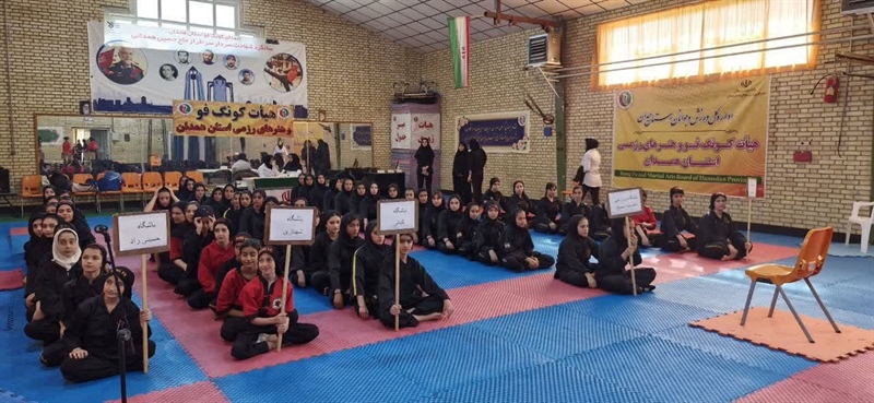 نتایج مسابقات قهرمانی هیات کونگ فو و هنرهای رزمی استان همدان
