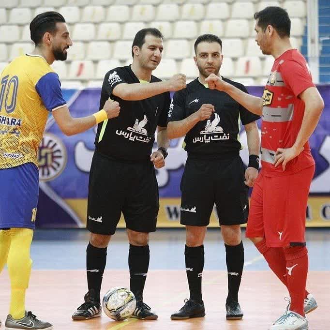 قضاوت داور همدانی در لیگ برتر فوتسال کشور