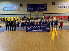 همدان فاتح والیبال پایه استان؛ بهار و کبودرآهنگ روی سکو