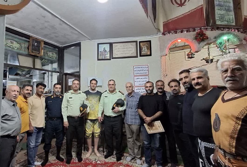همایش ورزش های پهلوانی و زورخانه ای گرامیداشت هفته نیروی انتظامی در شهرستان ملایر