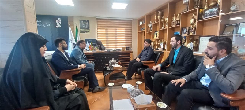 دیدار مدیرکل ورزش و جوانان با رئیس انجمن حقوق ورزشی استان همدان